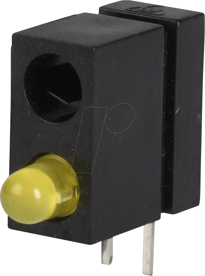 MEN 18017031 - LED-Baustein, gelb, 3 mm, 15 mcd, 60°