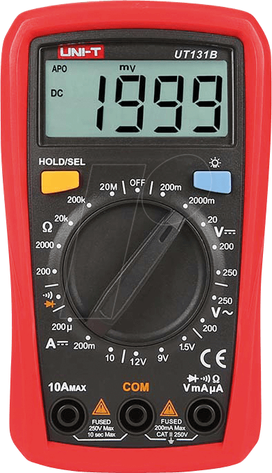 UT 131C - Multimeter, digital, 2000 Counts, Palm size