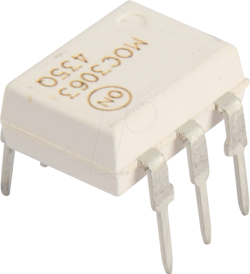 MOC 3063 DIP - Optokoppler, Triac-Ausgang, 7,5 kV, 600 V, DIP6