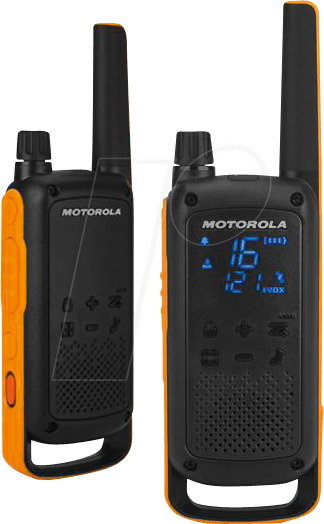 MOTOROLA T82E - PMR Funkgerät, 2-er Set, IPX4, gelb/schwarz