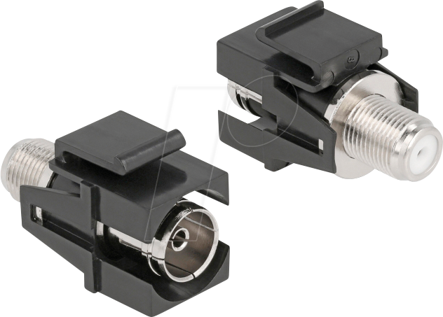 DELOCK 86855 - Keystone Modul IEC Buchse > F Buchse