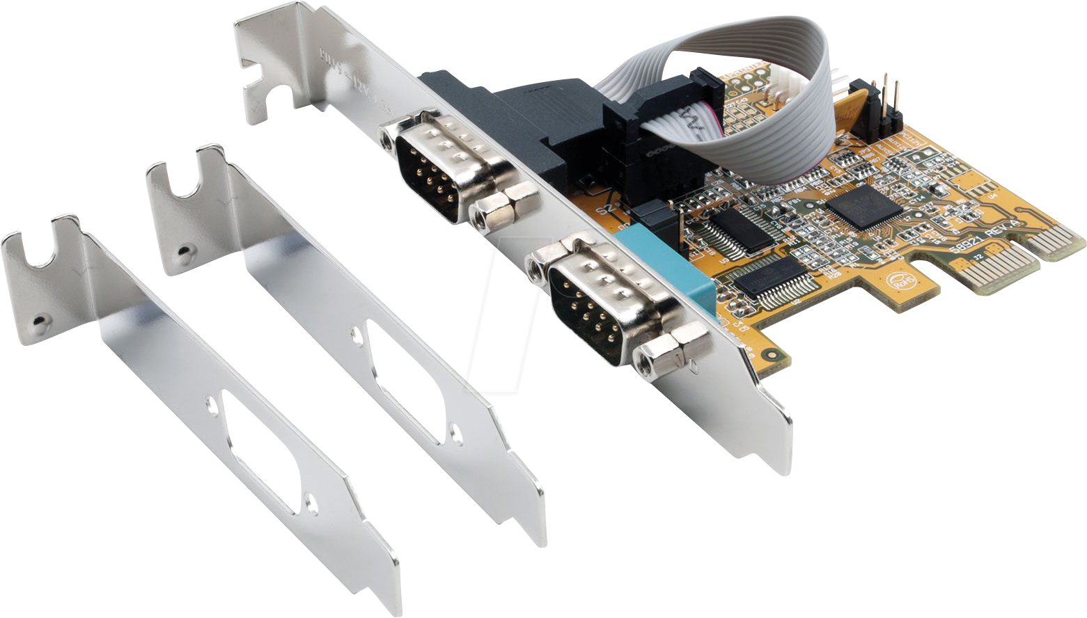 EXSYS EX-44082 - PCI Express Karte zu 2x RS-232