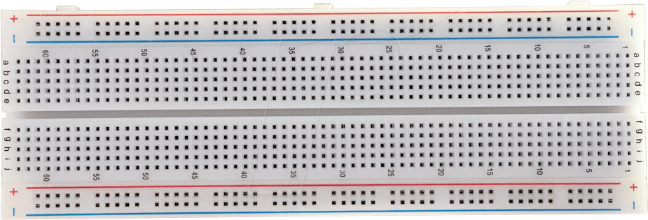 BREADBOARD1 830 - Experimentier-Steckboard, 830 Kontakte
