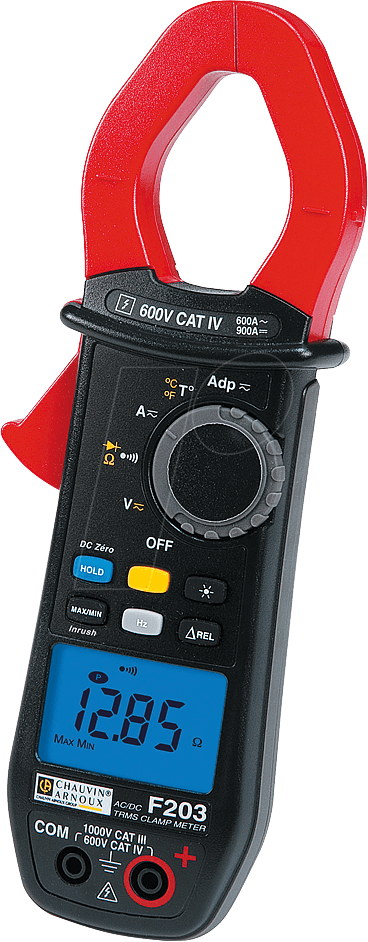 CHAU P01120923 - Stromzange F203, digital, bis 600 A AC, bis 900 A DC