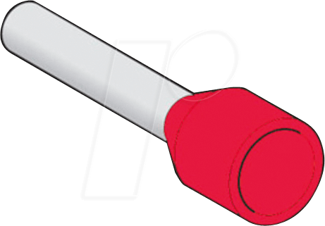 SE DZ5CEB010D - Aderendhülse Linergy DZ5. Ø 1 mm², Rot, 1 Stück