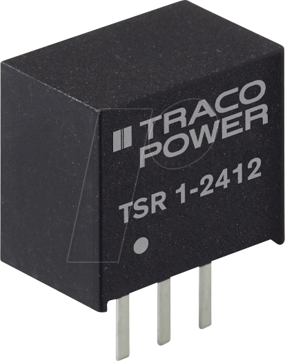 TSR 1-2425 - DC/DC-Wandler TSR-1, 1 W, 2,5 V, 1000 mA, SIL / TO-220