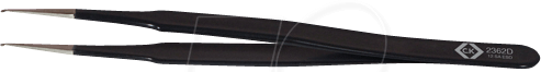 CK T2362D - Pinzette, gerade, spitz, 120 mm, 12A. SA, ESD