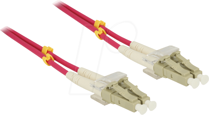 DELOCK 84644 - Duplex-LWL, LC/LC, 50/125µ, 10 m, OM4