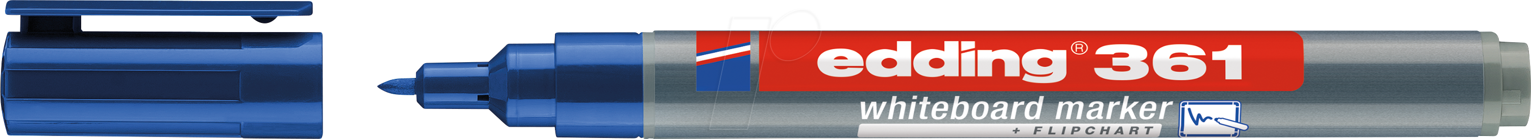 EDDING 361BL - Whiteboard Marker, 1,0 mm, blau