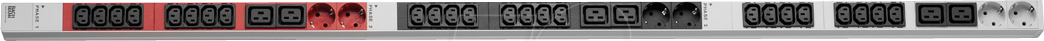 BACH 800.2283 - PDU, 1HE, 24x C13, 6x C19