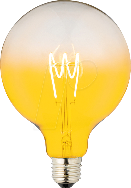 SCHI LF023925005 - E27 TR G125x180 140Lm 4W Gelb