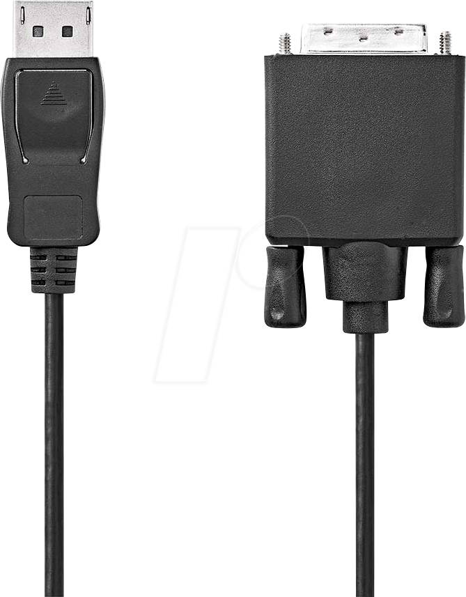 N CCGL37200BK10 - DisplayPort Stecker > DVI-D 24+1-Pin Stecker, 1m, schwarz