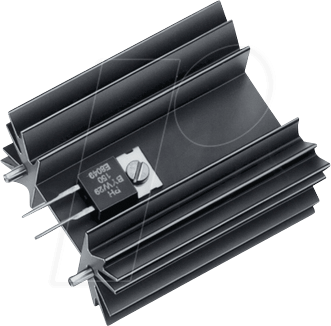 SK 129/50.8 - Kühlkörper, 50,8 mm, Alu, 5,3 K/W, SOT-32/TO-220/TO-3P