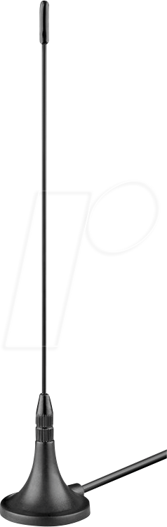 GOOBAY 67090 - DVB-T2 Antenne mit Magnetfuß, passiv