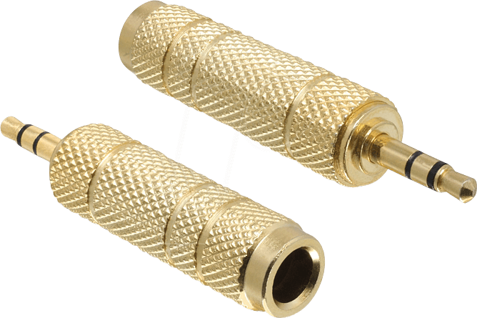 DELOCK 65360 - 3,5 mm Klinken Stecker auf 6,35 mm Buchse