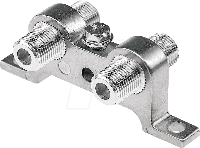 CFA 9-01 - F-Steckverbinder, 2 x F-Buchse, für Wandmontage