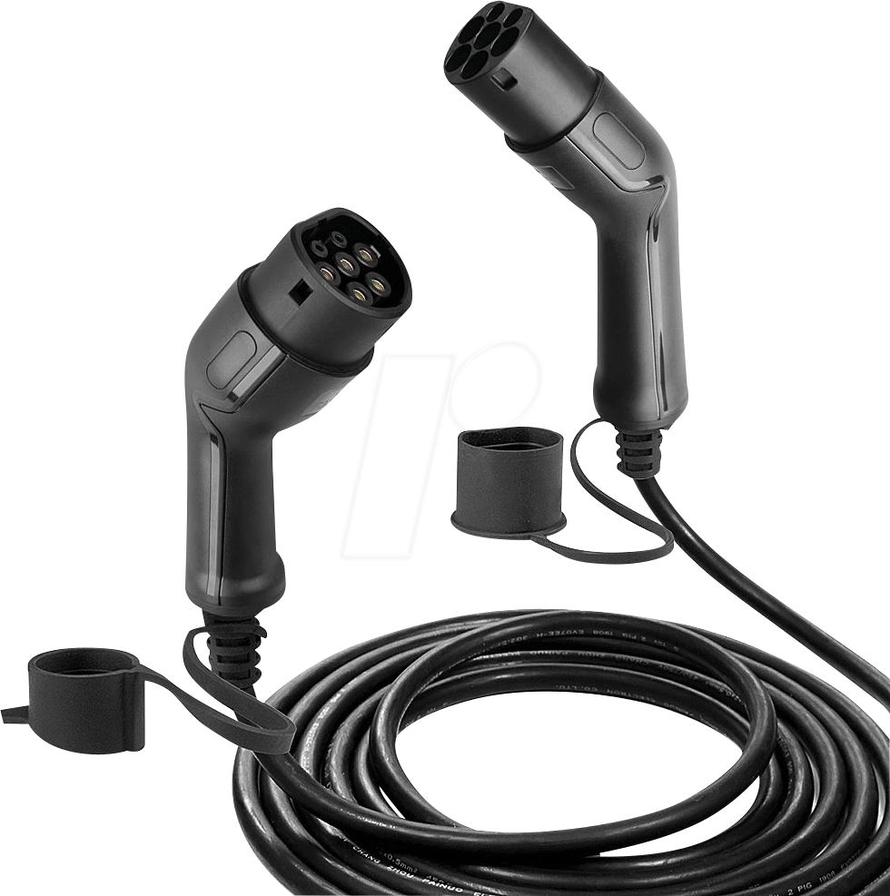 Thumbnail - EM2GO EMCC3P16A - Typ 2 Kabel, für E-Fahrzeuge, 16 A, 3-Phasen, 8 m