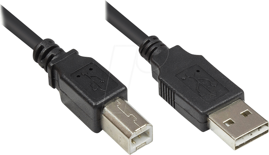 GC 2510-EU05 - USB 2.0 Kabel, EASY A Stecker auf B Stecker, 5 m