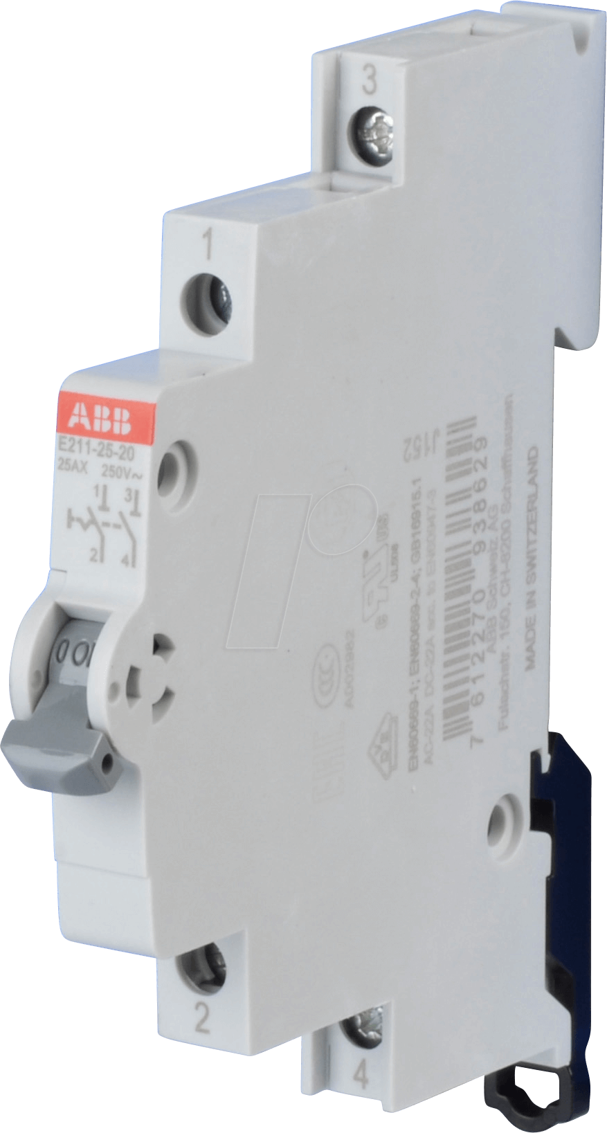 ABB E211-25-20 - Ausschalter - 0,5 TE, 2 Schließer, 25 A