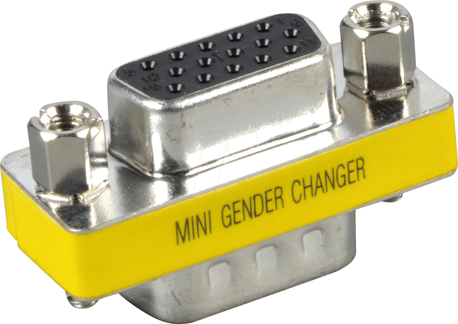 COM 9241-1 - Gender Changer, Adapter, 3 x 15-pol. HD ST/BU