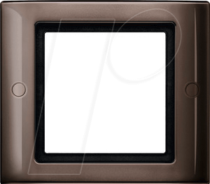 EL ME 401115 - Aquadesign, Rahmen, 1-fach, verschraubbar, dunkelbrazil