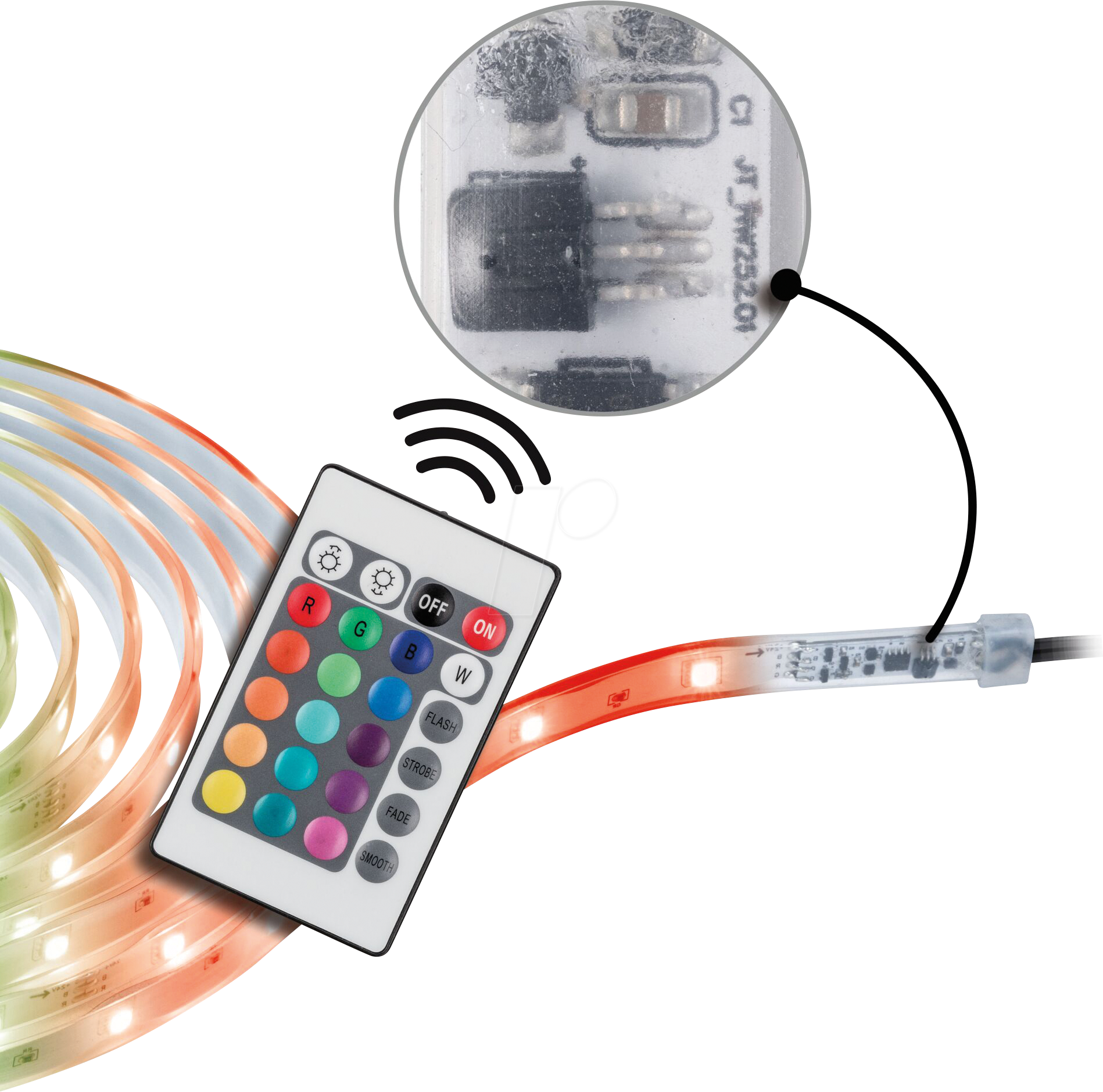 PLM 78891 - LED-Lichstreifen, SimpLED Outdoor Stripe, 3 m, RGB, IP65