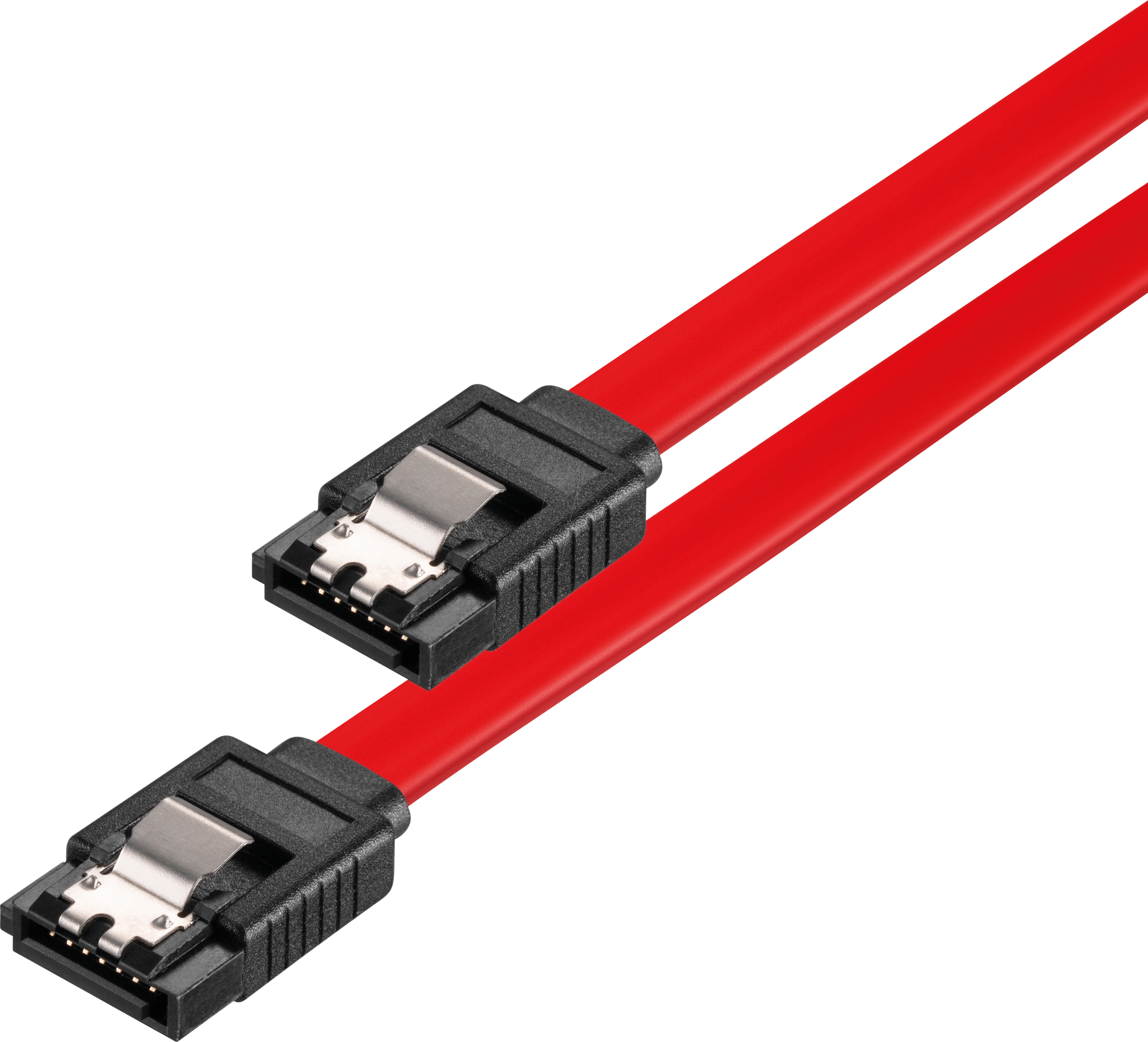 X-SATA010-030R - Kabel SATA 6 Gb/s St. > St. 30 cm rot