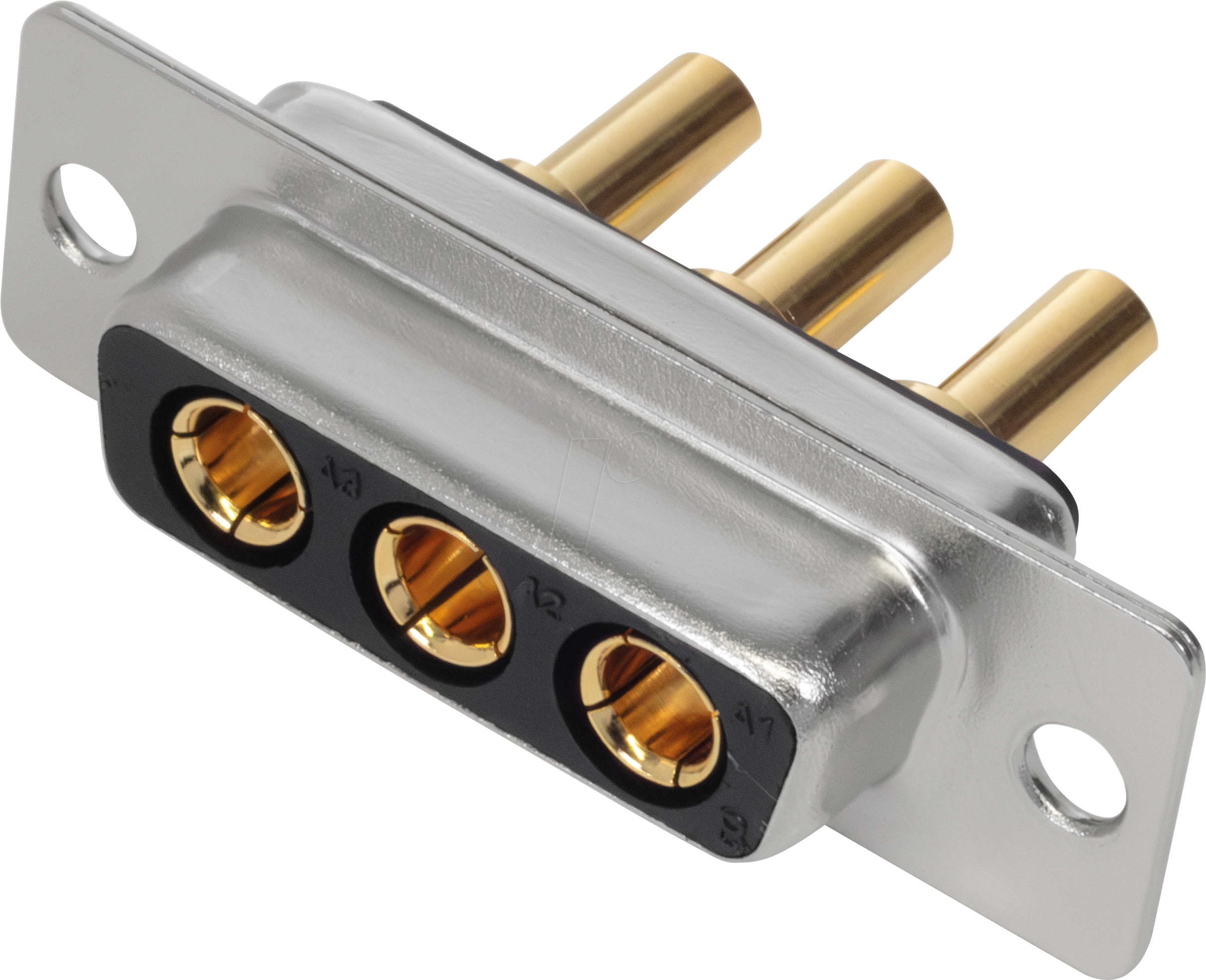 MHCDS3W3S2 - D-SUB-Koax Buchse für Mischbestückung, 3W3, gerade