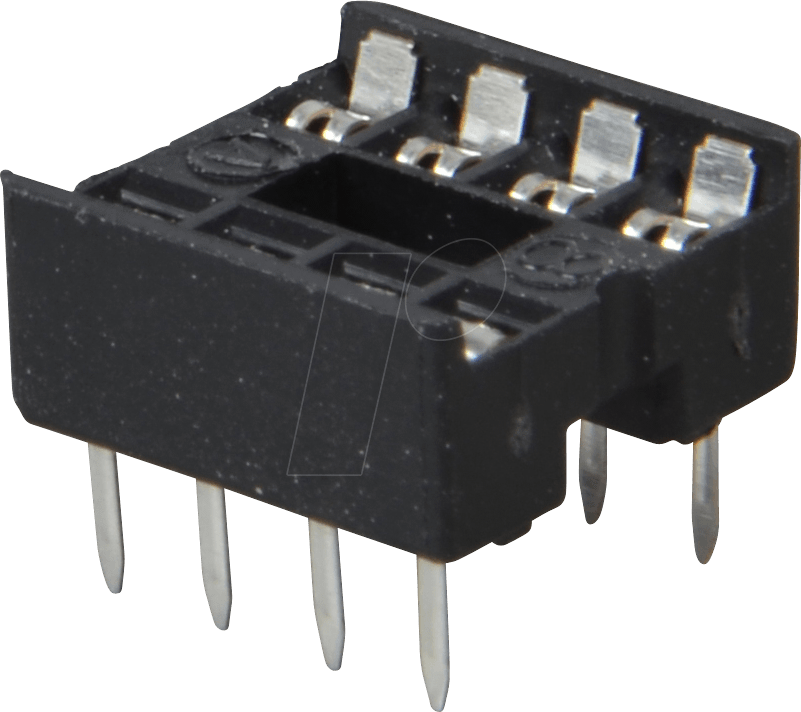 GS 8 - IC-Sockel, 8-polig, doppelter Federkontakt