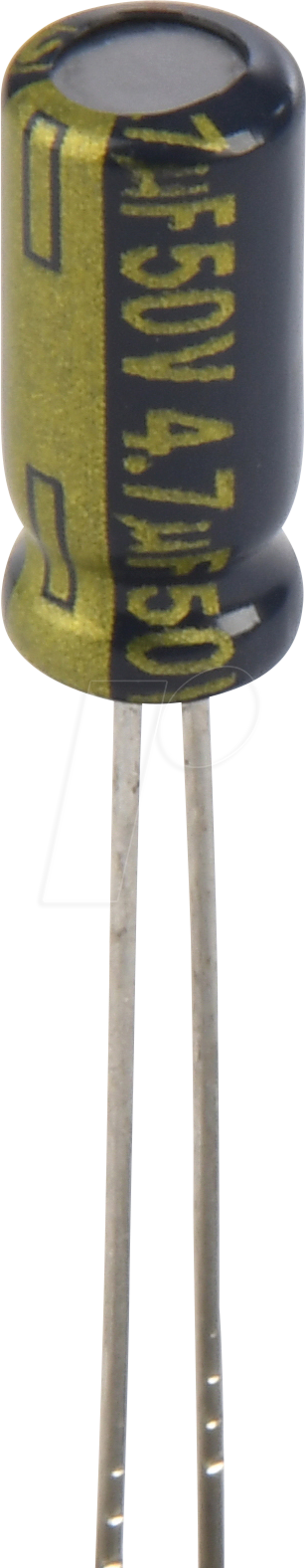 FC-A 4,7U 50B - Elko radial, 4,7µF, 50V, 105°C, low ESR, AEC-Q200