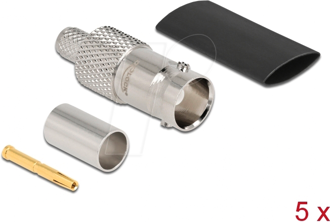 DELOCK 90028 - BNC Buchse zum Crimpen RG-59