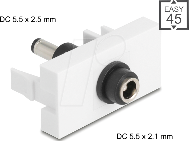 DELOCK 90863 - Easy 45 Modul Buchse zu Stecker