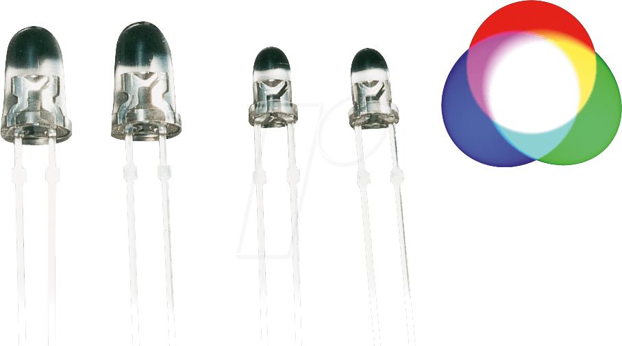 Thumbnail - LED 5-RGB2-S - Blink-LED, 5 mm, bedrahtet, 2-Pin, rt/gn/bl, 2000 mcd, 15°