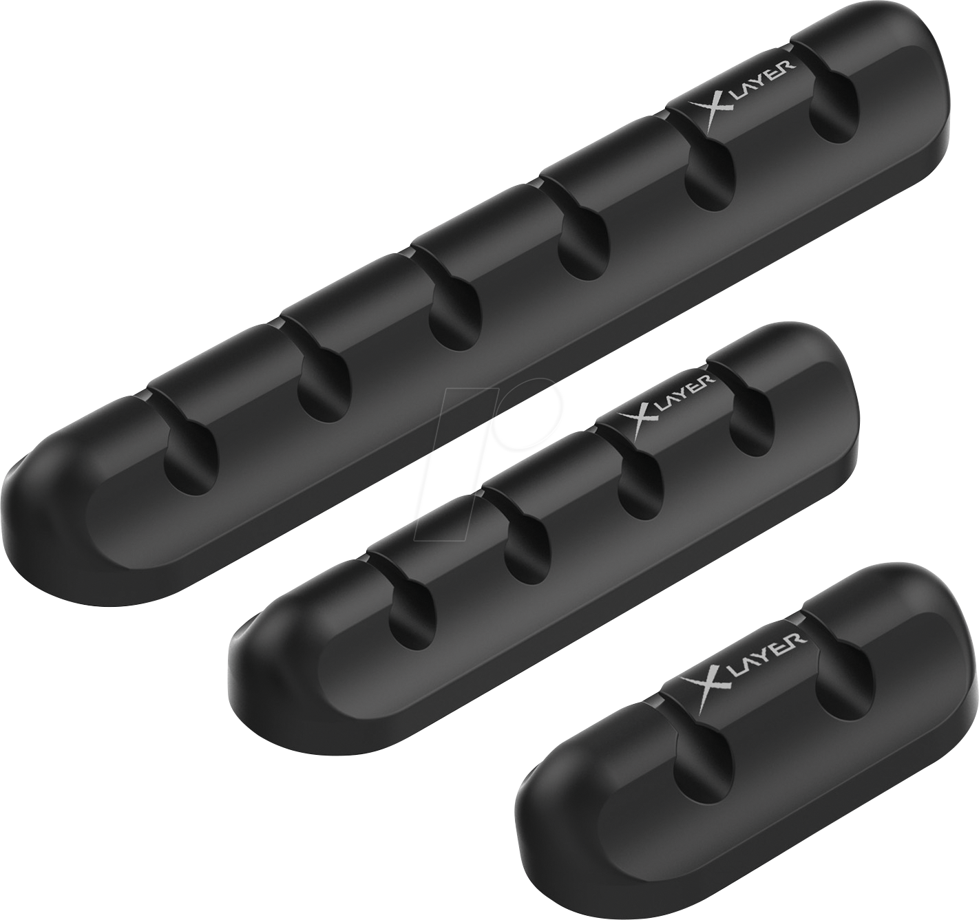 XLAYER 219176 - Kabel Management, 2,4,6-Slots, 3er Set