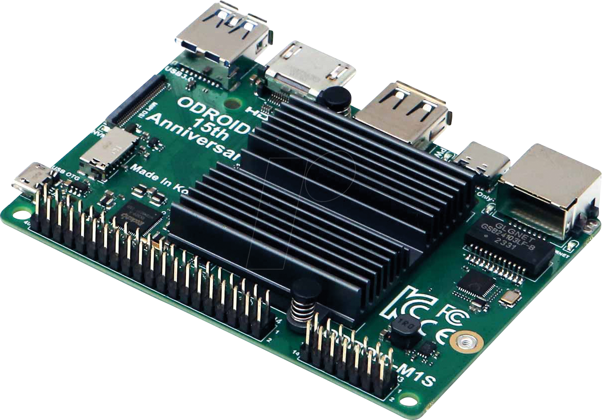 ODROID M1S 4GB H - Odroid M1S, 4x 1,8 GHz, 4 GB RAM, mit Header