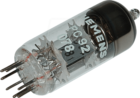 TUBE PC92 - Elektronenröhre, Triode, Miniatur, 7-pol, 300 mA