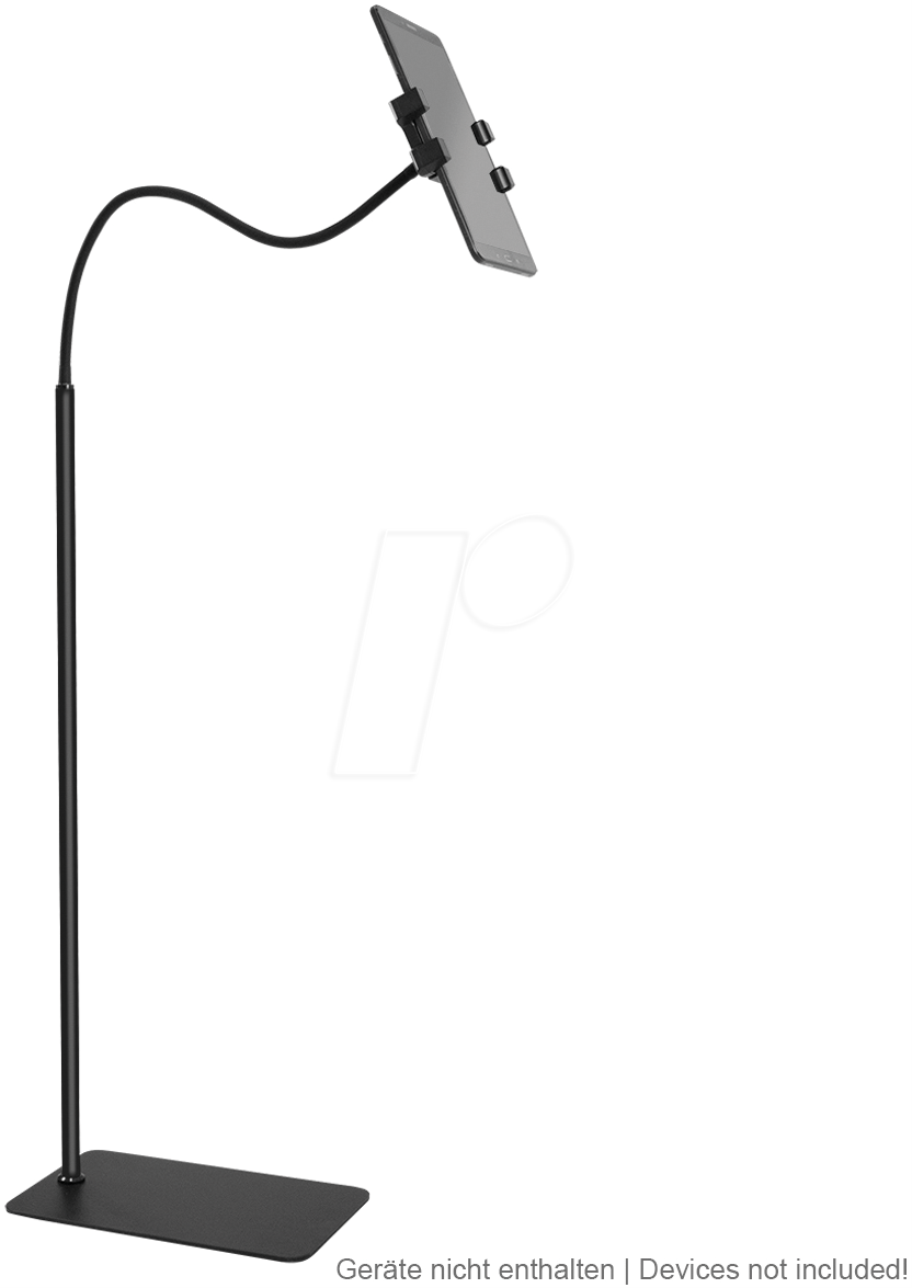 FONTASTIC 262500 - Tablet Bodenständer, Schwanenhals, 360°, für Tablets 4.7 -12.9''
