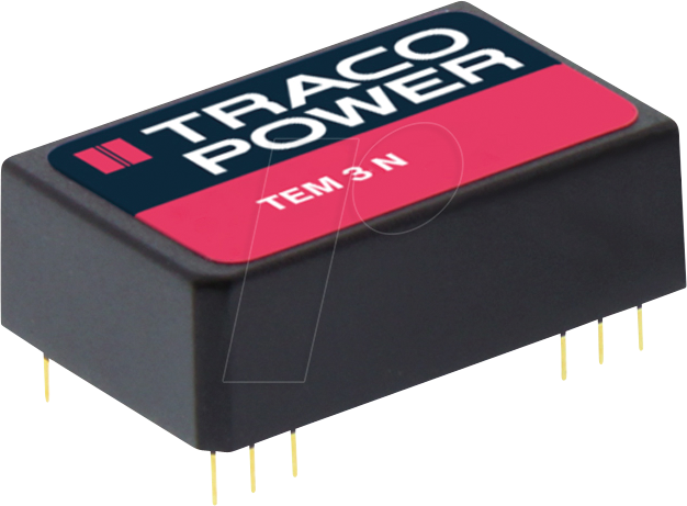 Thumbnail - TEM 3-1212N - DC/DC-Wandler TEM 3N, 3 W, 12 V, 250 mA, DIL-24