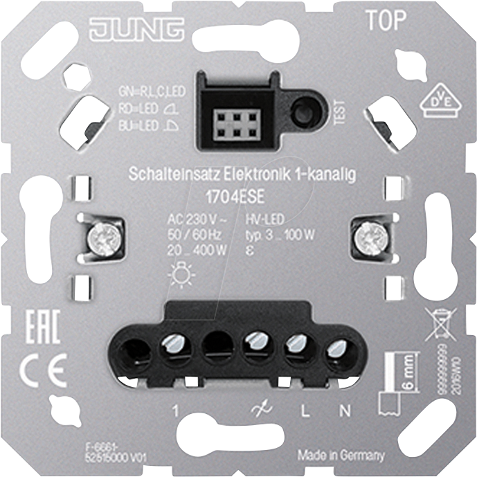 JG 1704ESE - Schalteinsatz Relais, 1-Kanal