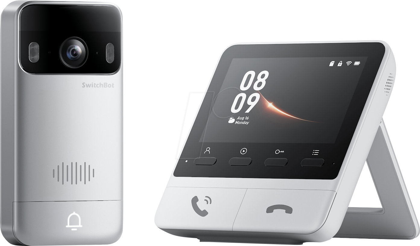 Thumbnail - SWB VDB-M-SW - WLAN Videotürklingel, mit 4,3'' Farbbildschirm