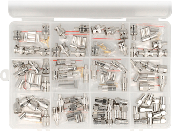 DELOCK 66811 - Delock Crimpbox 70-tlg 75 Ohm, BNC, TNC und F- Verb.