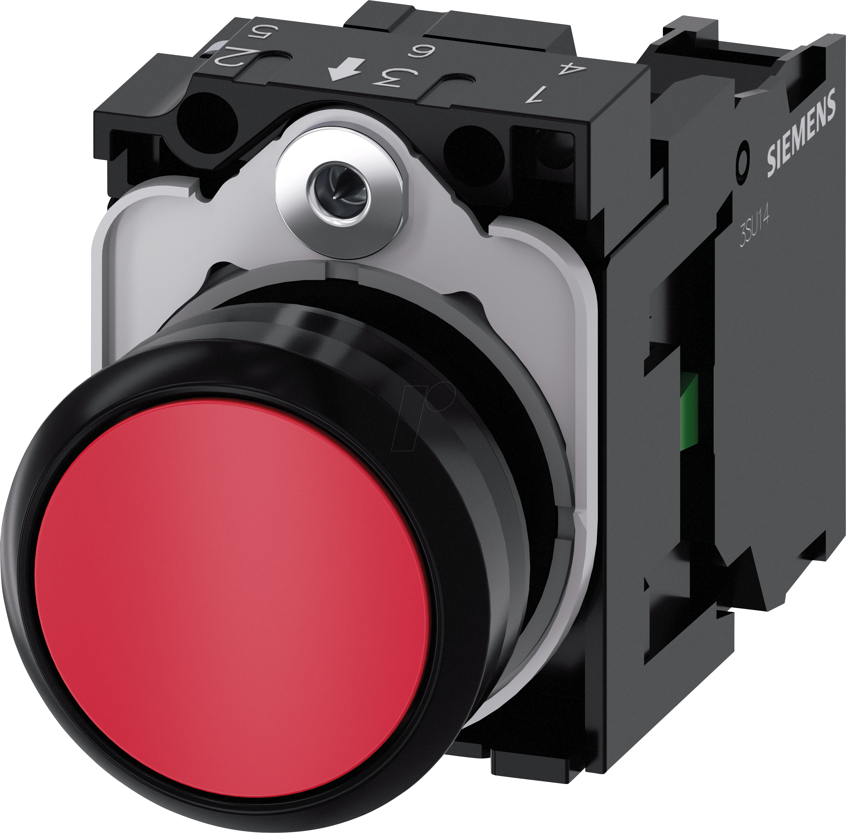 ACT00 0AB20-1BA0 - Drucktaster, 1 NO, rot, rund