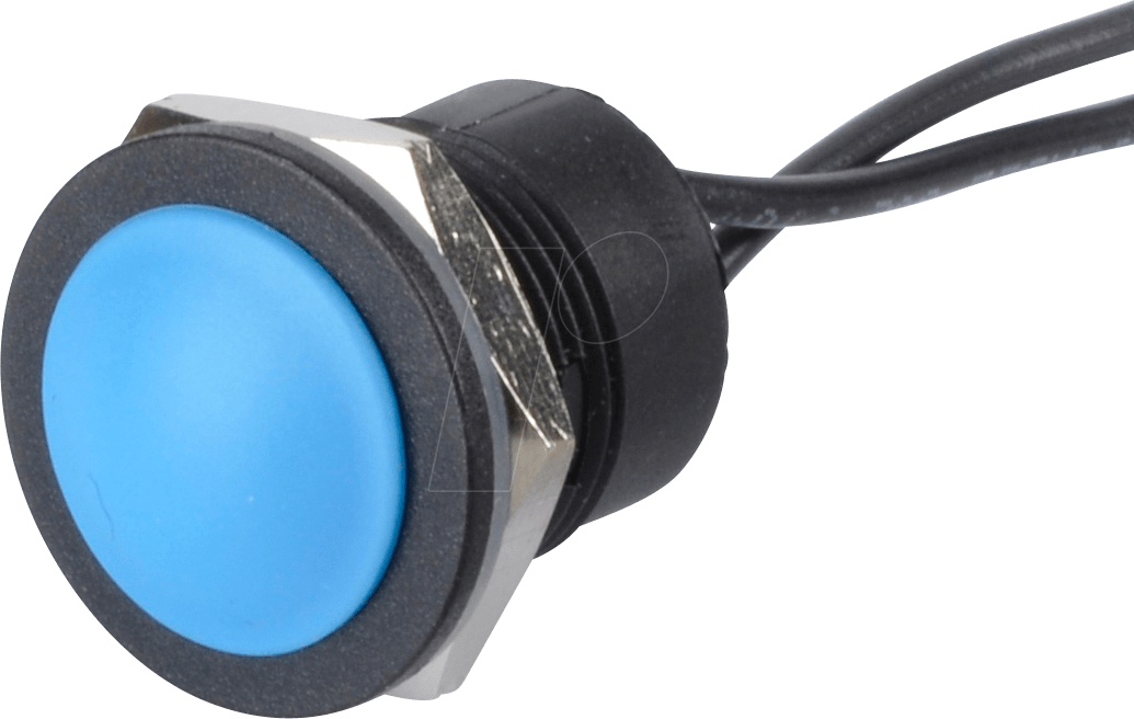IA16 NO BL - Drucktaster IA 16 mm - flaches Profil, NO, bl