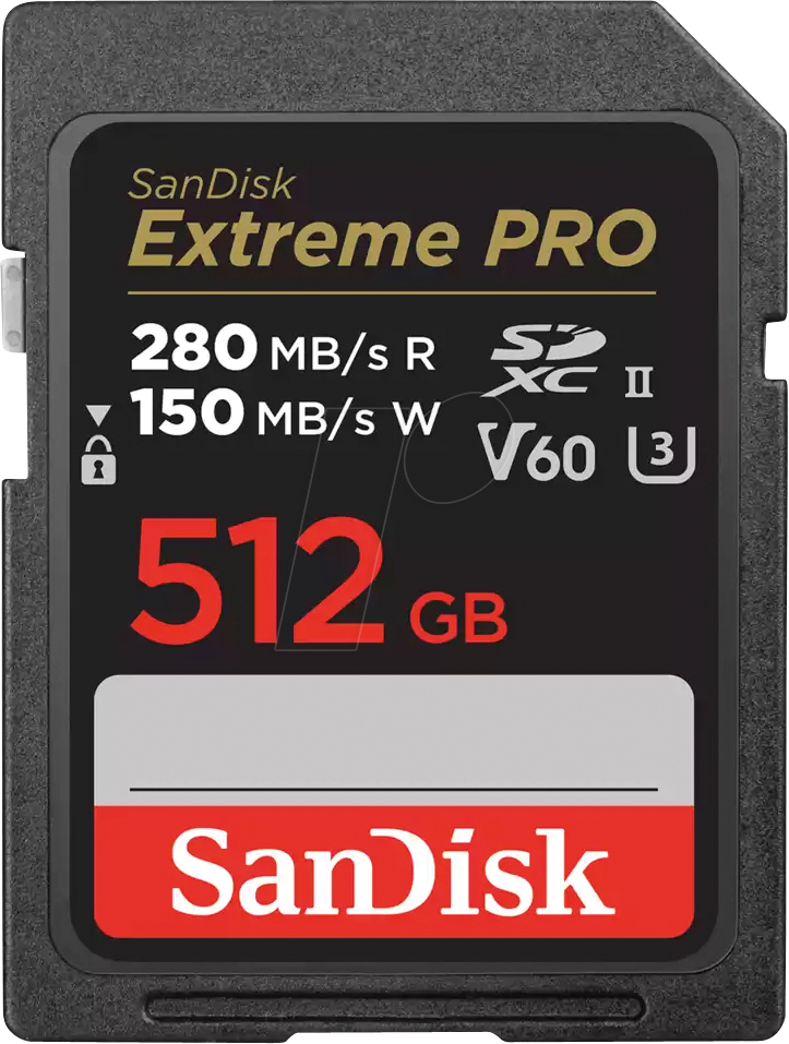 SDSDXEP512GGN4IN - SDHX-Speicherkarte, 512GB