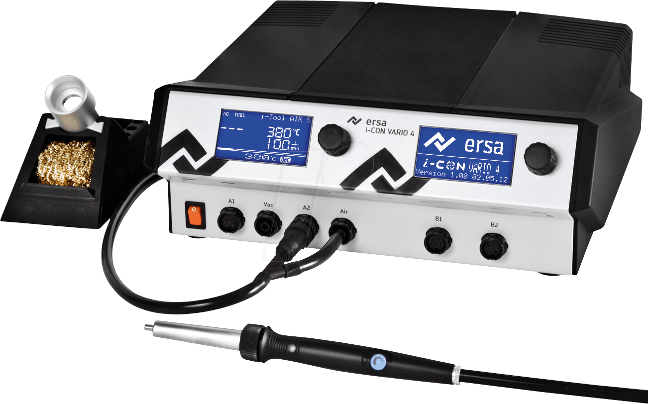 I-CON-V4000A - Lötstation, Entlötstation, i-CON Vario 4, Set1, 360 W, 4-Kanal,