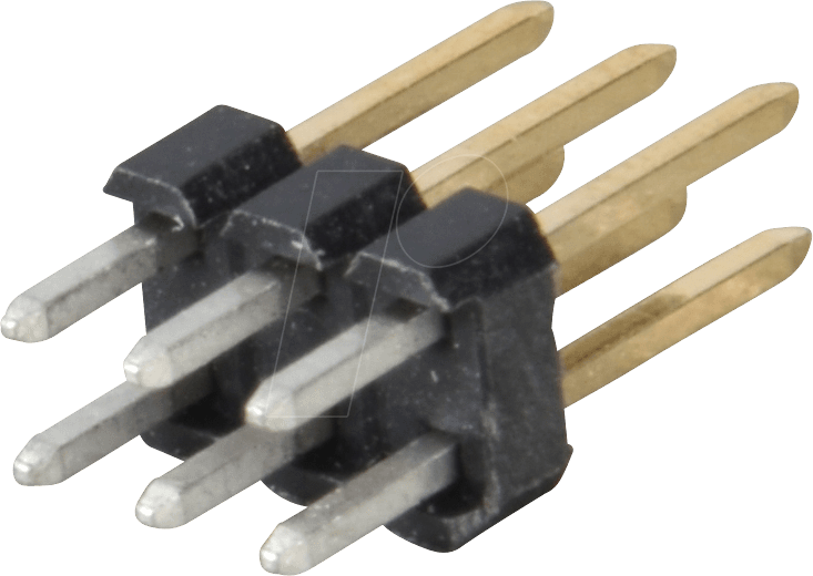 MPE 087-2-006 - Stiftleisten 2,54 mm, 2X03, gerade