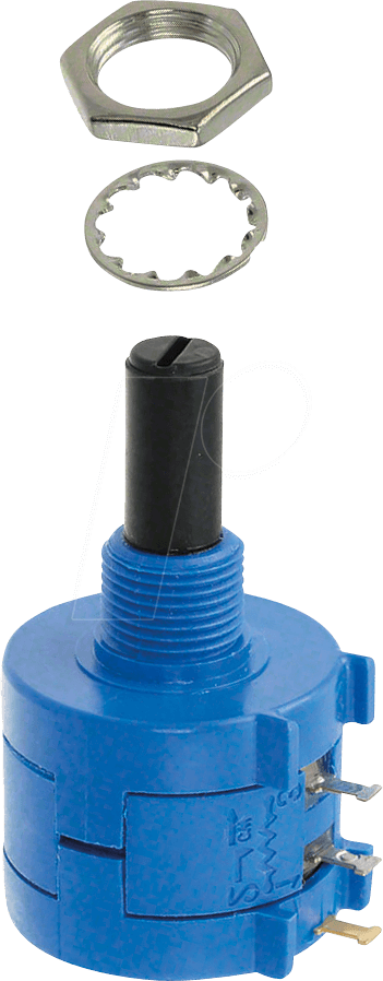 BOU 3590S1103L - Drahtpotentiometer, 10 kOhm, 6,35 mm