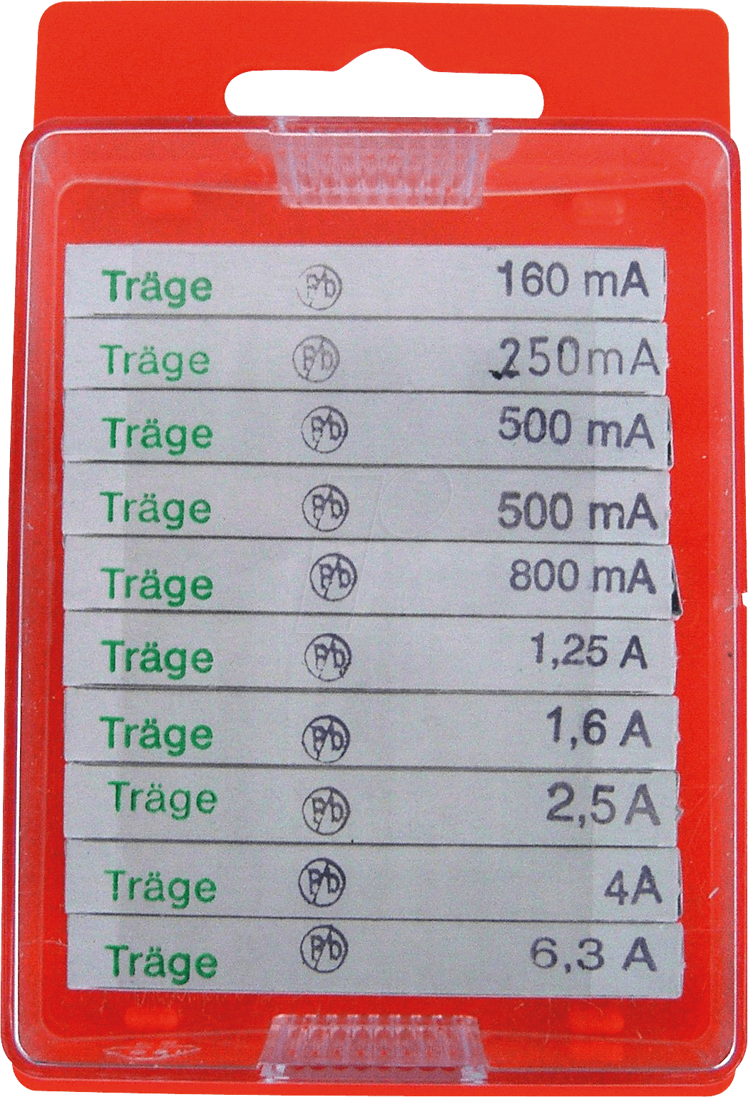 SORTIMENT KF - Sortiment G-Sicherungs-Sortiment, 5x20mm, flink, Keramik