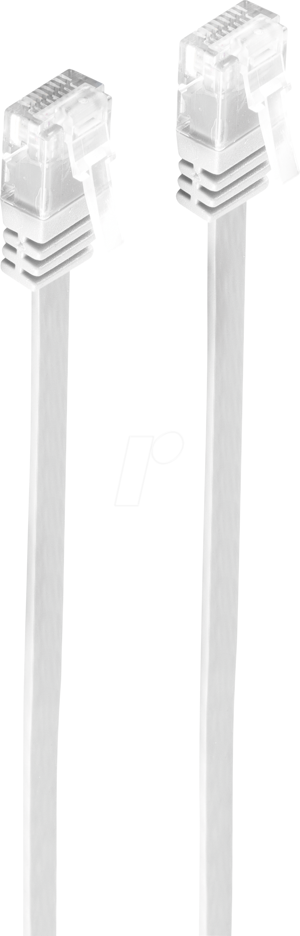 Thumbnail - SHVP SP725-SLW - Cat.6 Flachkabel U/UTP, slim, weiß, 15 m