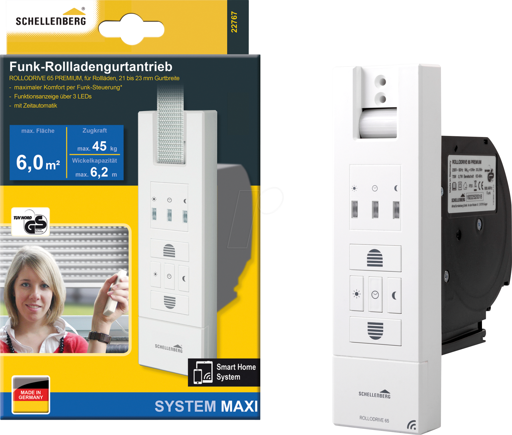 AS 22767 - Rolladengurtantrieb RolloDrive 65 Premium